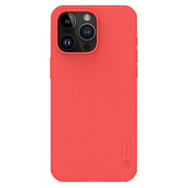 NILLKIN θήκη Super Frosted Shield Pro για iPhone 15 Pro Max, κόκκινη - NILLKIN