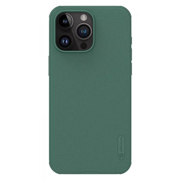 NILLKIN θήκη Super Frosted Shield Pro για iPhone 15 Pro Max, πράσινη - NILLKIN