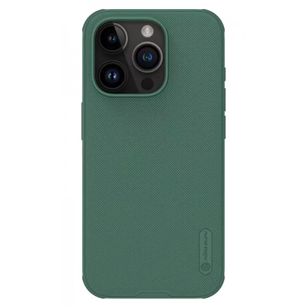 NILLKIN θήκη Super Frosted Shield Pro για iPhone 15 Pro, πράσινη - NILLKIN