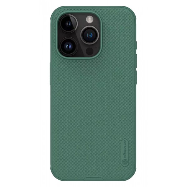 NILLKIN θήκη Super Frosted Shield Pro Magnetic, iPhone 15 Pro, πράσινη - NILLKIN