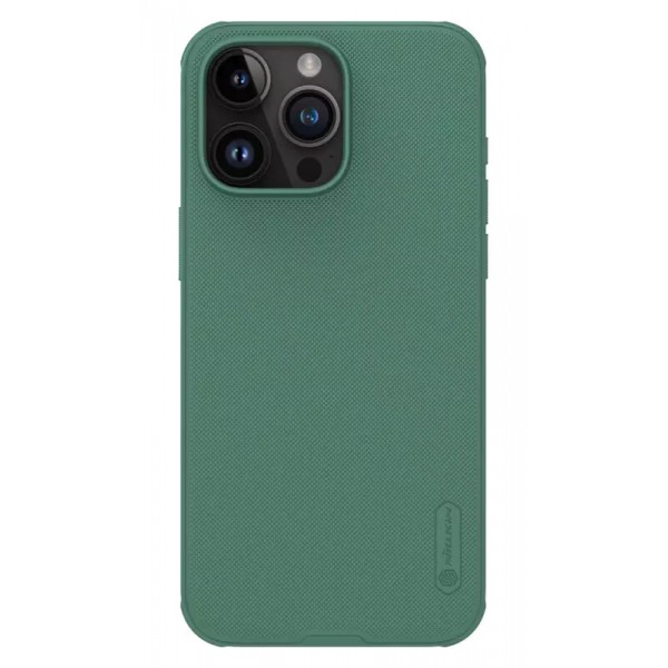NILLKIN θήκη Super Frosted Shield Magnetic, iPhone 15 Pro Max, πράσινη - NILLKIN