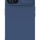 NILLKIN θήκη CamShield Silky Silicone για iPhone 15 Plus, μπλε
