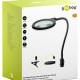 GOOBAY μεγεθυντικός φακός 64990 με κλιπ & βάση, LED, 3 διόπτρες 1.75x