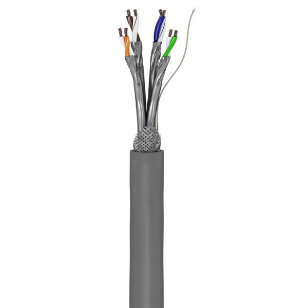 GOOBAY καλώδιο δικτύου 93954, CAT 6 S/FTP (PiMF), CCA, 100m, γκρι - GOOBAY