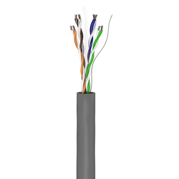 GOOBAY καλώδιο δικτύου 95694, CAT 6 U/UTP, CCA, 100m, γκρι - GOOBAY
