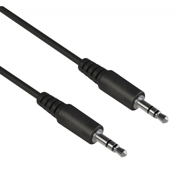 POWERTECH καλώδιο ήχου 3.5mm PTR-0145, AUX, CCS, 1.5m, μαύρο - Ήχος