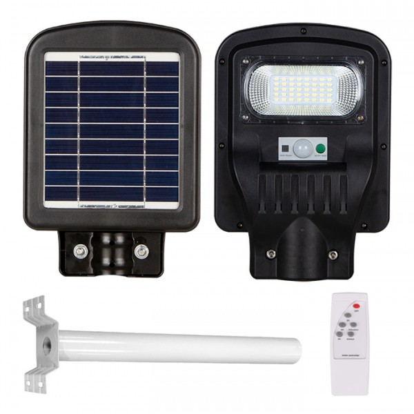 POWERTECH LED ηλιακός προβολέας HLL-0126, χειριστήριο, PIR, 50W, 5000mAh - Σπίτι & Gadgets