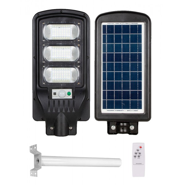POWERTECH LED ηλιακός προβολέας HLL-0127 χειριστήριο, PIR 150W, 10000mAh - Σπίτι & Gadgets