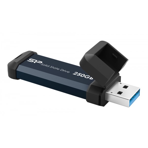 SILICON POWER USB Flash Drive MS60, 250GB, 600/500MBps, μπλε - USB Flash Drives