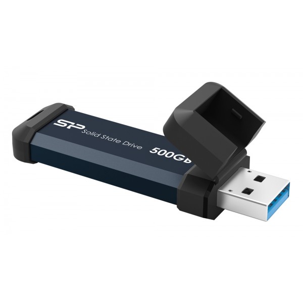 SILICON POWER USB Flash Drive MS60, 500GB, 600/500MBps, μπλε - Συνοδευτικά PC