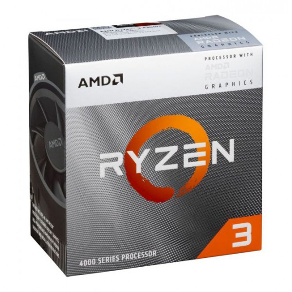 AMD CPU Ryzen 3 4300G, 3.9GHz, 6 Cores, AM4, 6MB, Wraith Stealth cooler - AMD