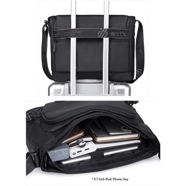 ARCTIC HUNTER τσάντα ώμου K00528 με θήκη tablet, 10L, κόκκινη - Σπίτι & Gadgets