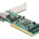 DELOCK κάρτα επέκτασης PCI σε 1x RJ45 Gigabit 88084, 1000Mbps