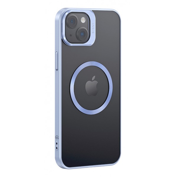 USAMS θήκη Geying US-BH856 για iPhone 15 Plus, διάφανη/μπλε - USAMS