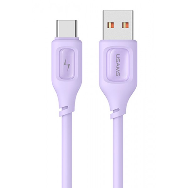 USAMS καλώδιο USB-C σε USB US-SJ619, 3A, 1m, μωβ - USB-C (Type-C)