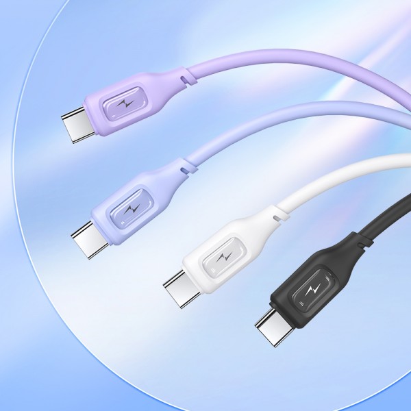 USAMS καλώδιο USB-C σε USB US-SJ619, 3A, 1m, μωβ - USB-C (Type-C)