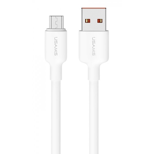 USAMS καλώδιο micro USB σε USB US-SJ607, 2A, 1m, λευκό - USB