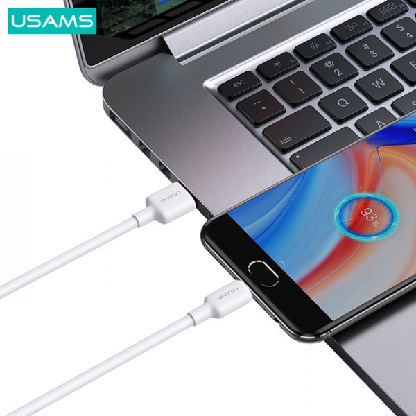 USAMS καλώδιο micro USB σε USB US-SJ607, 2A, 1m, λευκό