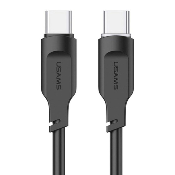 USAMS καλώδιο USB-C σε USB-C US-SJ567, 100W PD, 1.2m, μαύρο - USB-C (Type-C)
