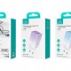 USAMS φορτιστής τοίχου US-CC180, USB & 2x USB-C, 65W PD, GaN, μαύρος