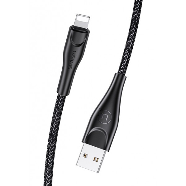 USAMS καλώδιο Lightning σε USB US-SJ391, 2A, 1m, μαύρο - USB