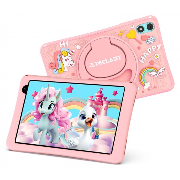 TECLAST tablet P85T Kids, 8" HD, 4/64GB, Android 13, 5000mAh, ροζ - Mobile