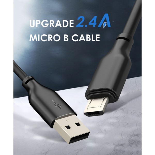 CABLETIME καλώδιο micro USB σε USB CT-05G, 12W, 480Mbps, 2m, μαύρο - CABLETIME