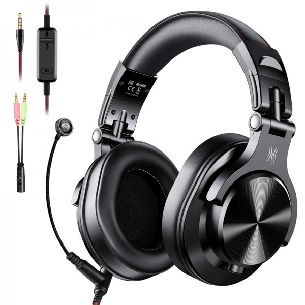 ONEΟDIO gaming headset Fusion A71M, 6.35mm & 3.5mm, Hi-Res, 40mm, μαύρο - Συνοδευτικά PC