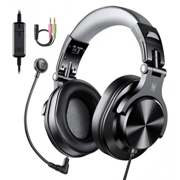 ONEΟDIO gaming headset Fusion A71D, 3.5mm σύνδεση, Hi-Res, 40mm, μαύρο - Συνοδευτικά PC