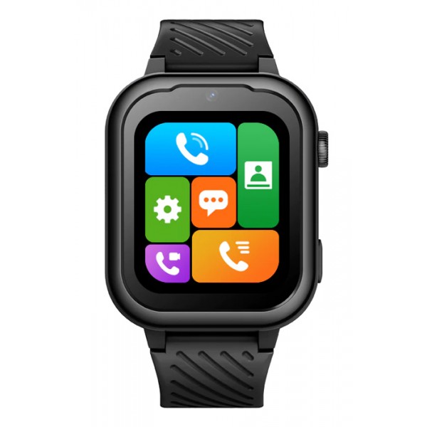 INTIME GPS smartwatch για παιδιά IT-061, 1.85", κάμερα, 4G, IPX7, μαύρο - INTIME