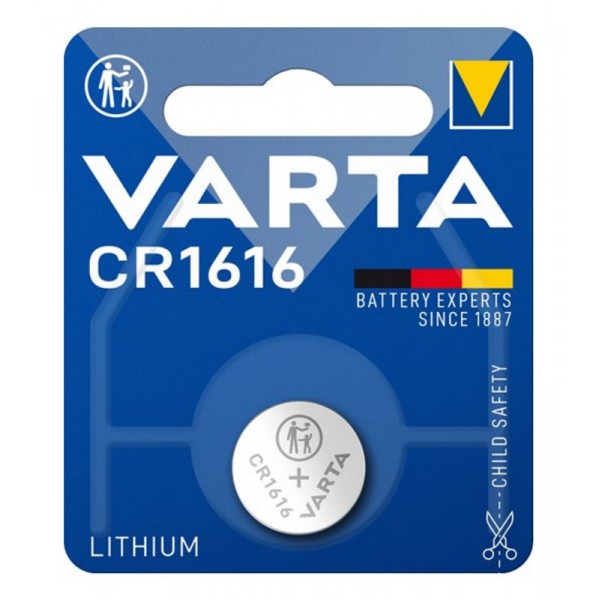 VARTA μπαταρία λιθίου CR1616, 3V, 1τμχ - VARTA