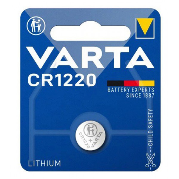 VARTA μπαταρία λιθίου CR1220, 3V, 1τμχ - VARTA