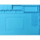 BEST βάση εργασίας S-160, αντιστατική, ελαστική, 30 x 45cm, μπλε