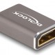 DELOCK αντάπτορας HDMI 60078 με Ethernet, 8K/60Hz, μεταλλικός, γκρι