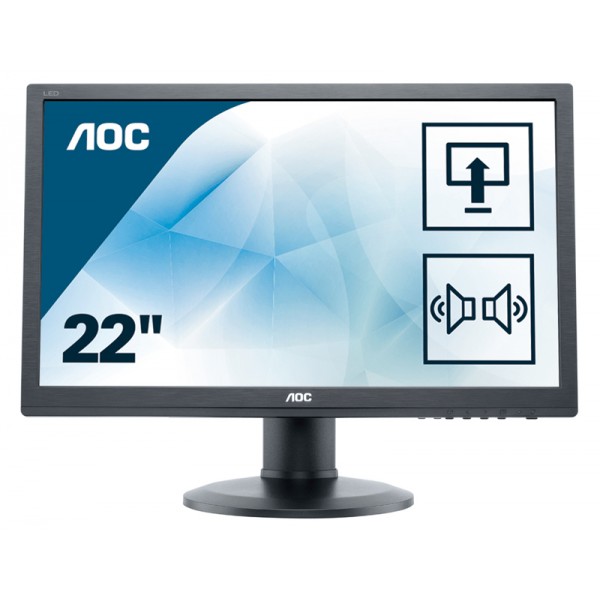 AOC used Οθόνη E2260PDA LED, 22" 1680x1050px, VGA/DVI, GA - Used Οθόνες PC