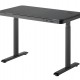 BRATECK ηλεκτρικό γραφείο S08-22DSWW με συρτάρι, 118x60x72~120cm, μαύρο
