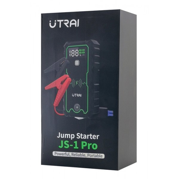 UTRAI εκκινητής μπαταρίας αυτοκινήτου JS-1 Pro με φακό, 12V/2500A, 16000mAh