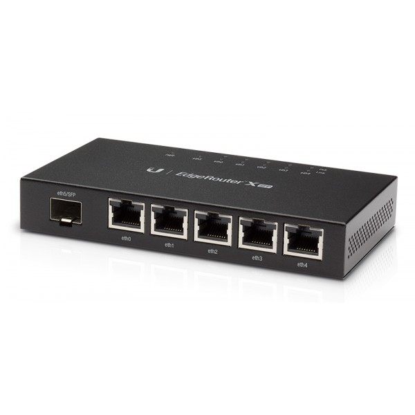 UBIQUITI router EdgeRouter X SFP, 5-Port Gigabit PoE, 1000Mbps, 50W - Modem - Router