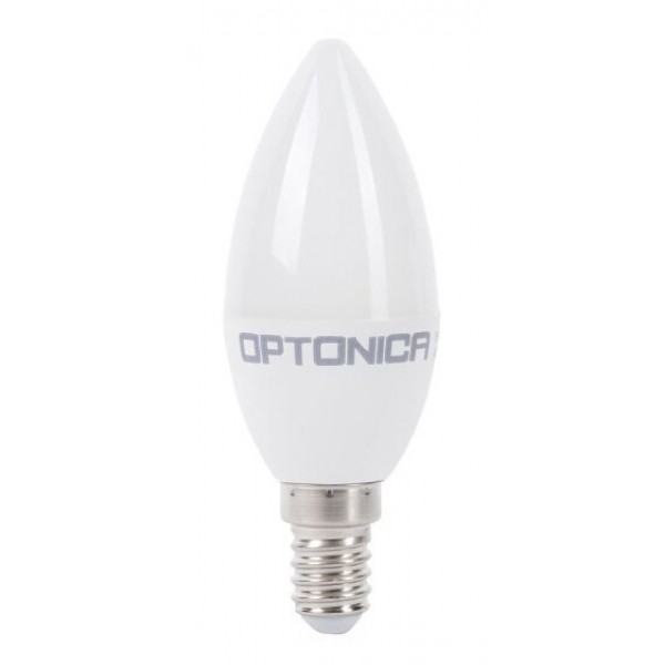 OPTONICA LED λάμπα candle C37 1428, 8W, 6000K, 710lm, E14 - Λάμπες