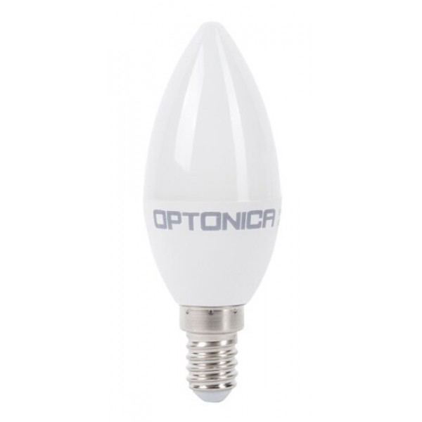 OPTONICA LED λάμπα candle C37 1429, 8W, 4500K, 710lm, E14 - OPTONICA