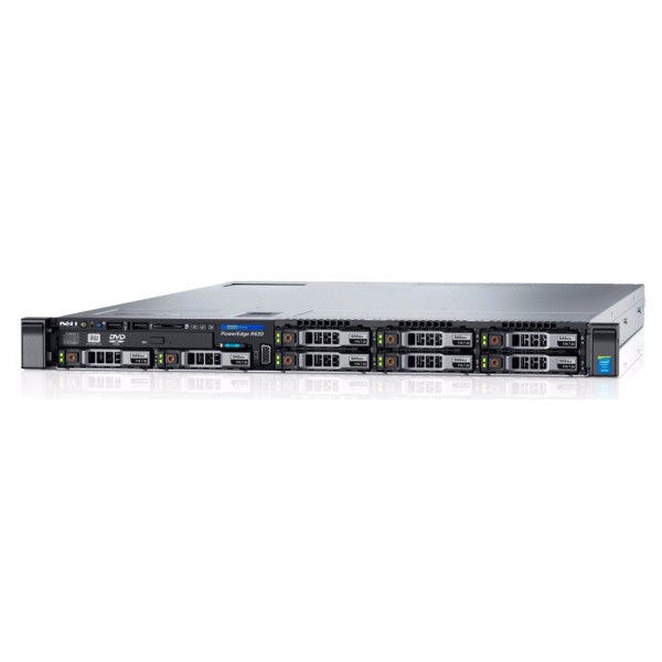 DELL Server R630, 2x E5-2640 V3, 32GB, 2x 750W, 10x 2.5", H730, REF SQ - Dell