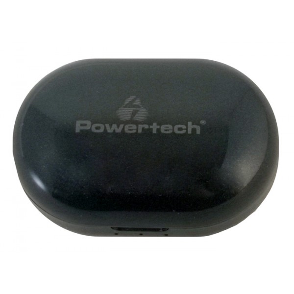 POWERTECH ακουστικά βαρηκοΐας PT-1247 με θήκη, επαναφορτιζόμενα, μαύρα