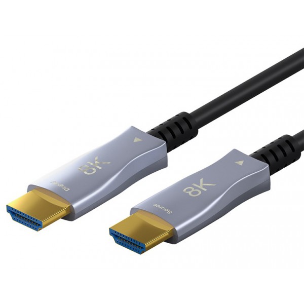 GOOBAY καλώδιο HDMI 2.1 65559 με Ethernet, 8K/60Hz, 48Gbps, 20m, μαύρο - Εικόνα