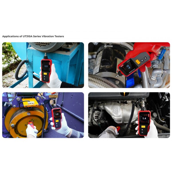 UNI-T tester κραδασμών UT312A, PEAK/RMS/P-P, 1350mAh - UNI-T