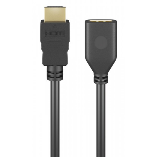 GOOBAY καλώδιο προέκτασης HDMI 61313 Ethernet, 4K/60Hz 18Gbps, 5m, μαύρο - GOOBAY