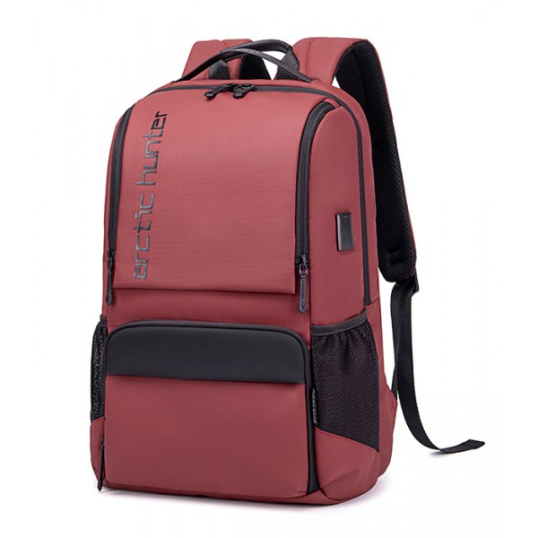 ARCTIC HUNTER τσάντα πλάτης B00532, θήκη laptop 15.6", USB, 28L, κόκκινη - Προσωπική Φροντίδα