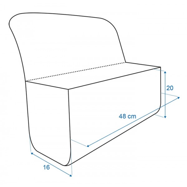 PROPLUS θήκη οργάνωσης αυτοκινήτου 540227, 48x16x20cm, γκρι