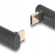 DELOCK αντάπτορας USB-C 60246, αρσενικό σε θηλυκό, 240W, 40Gbps, μαύρος