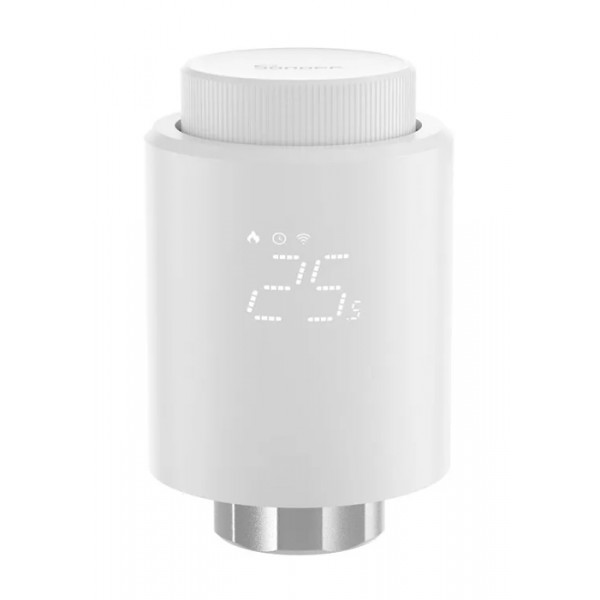 SONOFF smart θερμοστατική βαλβίδα για καλοριφέρ TRVZB, M30x1.5, 48x76mm, 6-28°C