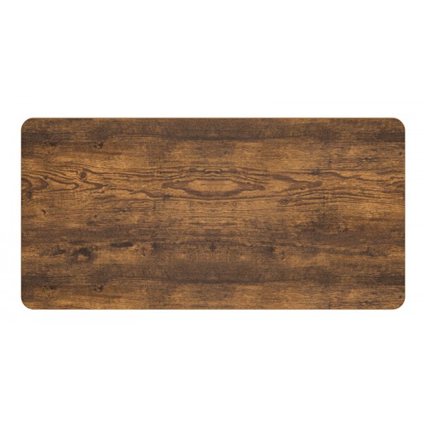 BRATECK επιφάνεια γραφείου TP12060R-2P, 120x60x1.8cm, καφέ ξύλινη - Εξοπλισμός γραφείου